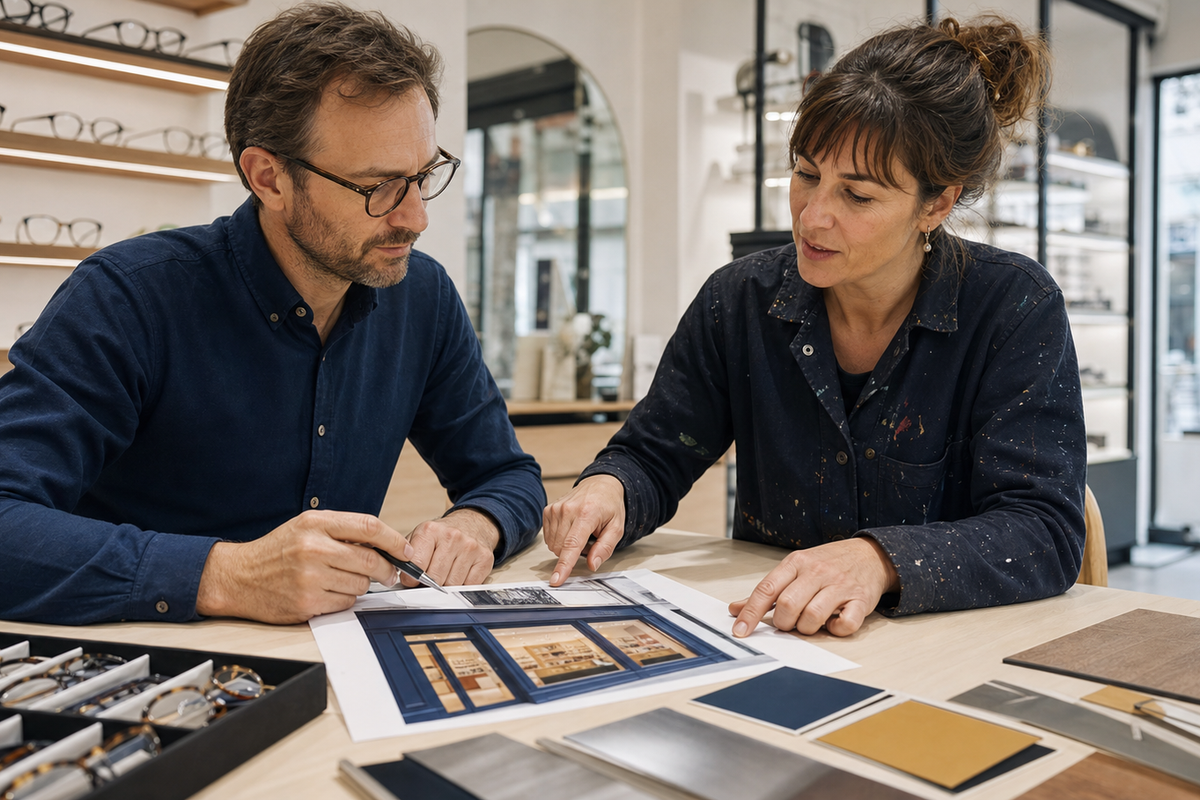 Enseigne d’opticien : 7 choix pour être vu et crédible